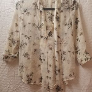 Sheer top, business or casual
